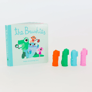 *the Brushies* book + Monkey toothbrush set - Rainbow Sprout Baby Company