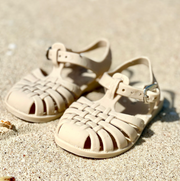 Classic Plastic-free Jelly Sandals | Linen