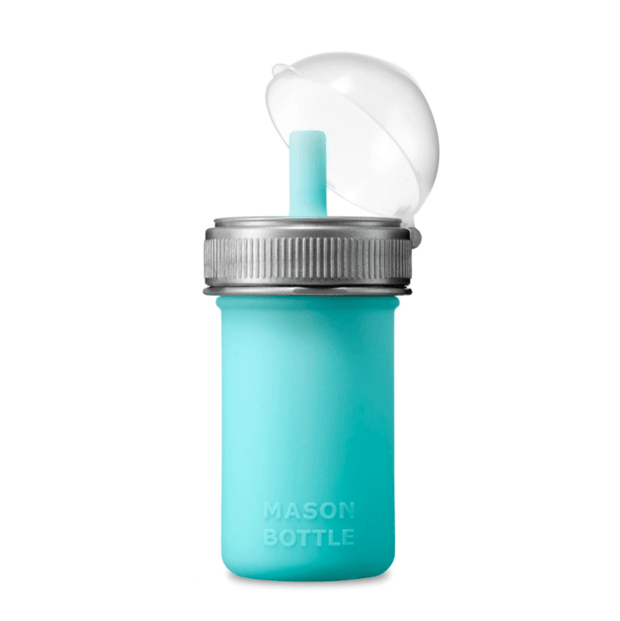 The Mason Bottle silicone squeeze pouch - Rainbow Sprout Baby Company