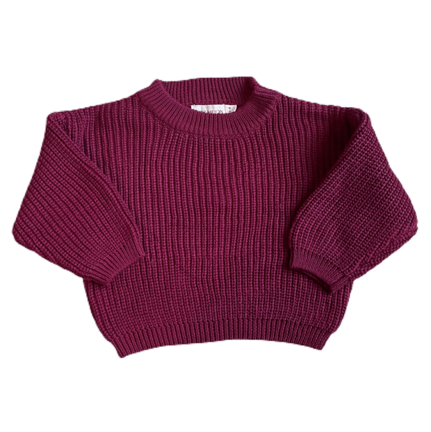 Organic Cotton Knit Oversized Sweater 