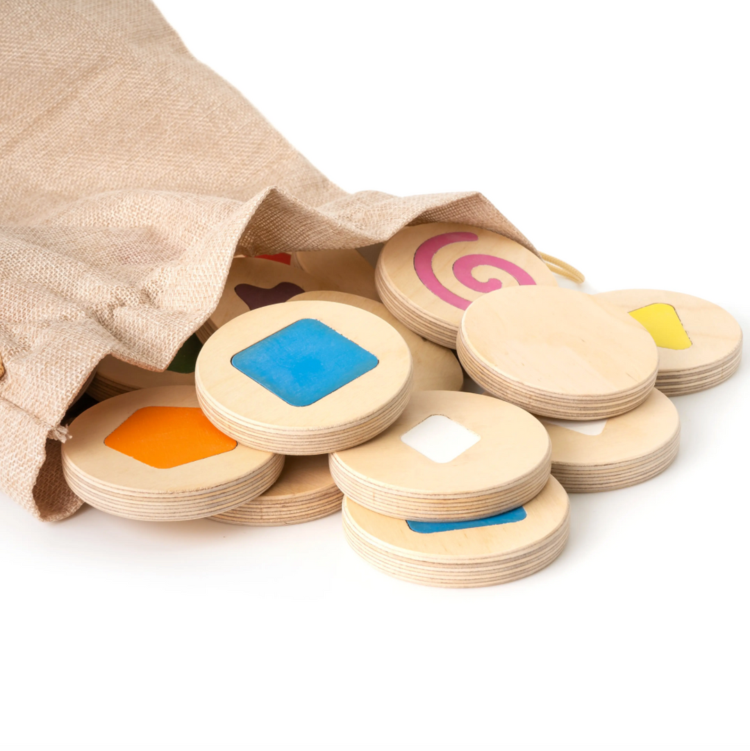 Handmade Mega Wooden Memory Game Set – Rainbow Sprout Baby Company