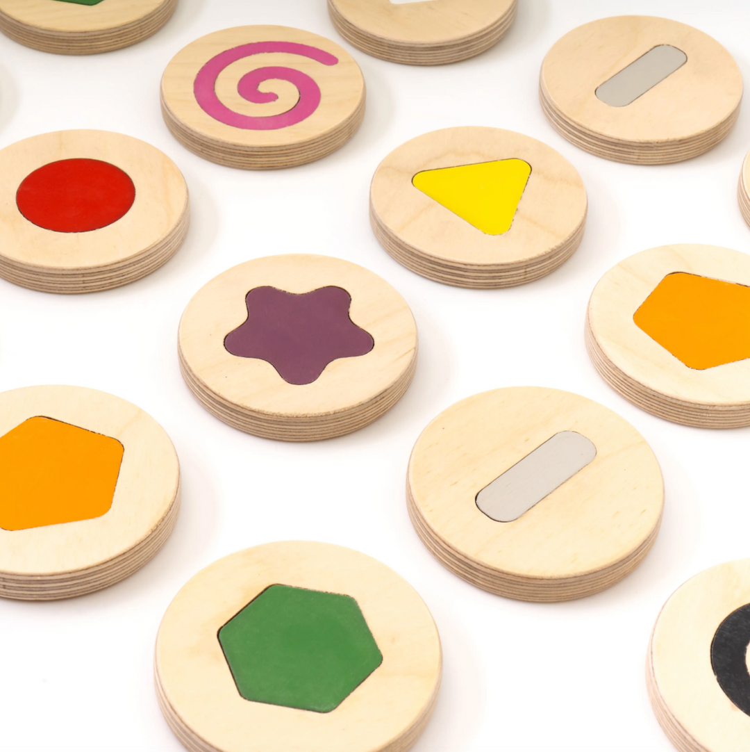 Handmade Mega Wooden Memory Game Set – Rainbow Sprout Baby Company