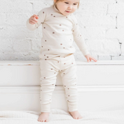 nova · organic cotton long-sleeve two-piece pajamas