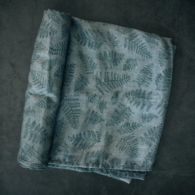 Forest Fern · Organic Cotton Swaddle Blanket