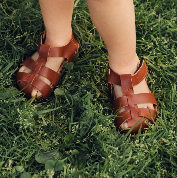 The Little Traveler Collection Sandals | Brown Color