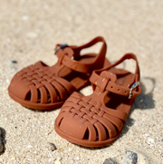 Classic Plastic-free Jelly Sandals | Rust