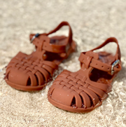 Classic Plastic-free Jelly Sandals | Rust