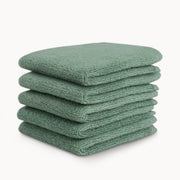 sage green · organic cotton washcloths - Rainbow Sprout Baby Company