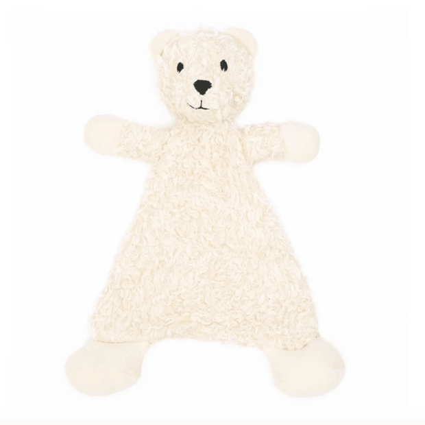 Teddy The Bear · Organic Sherpa Flat Lovey Animal