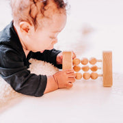 Handmade Wooden Abacus Rattle